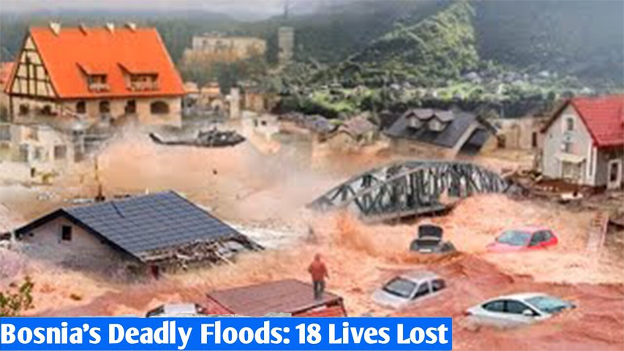 Floods and landslides leave 16 dead in Bosnia