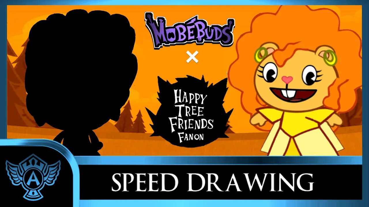 Speed Drawing: Happy Tree Friends Fanon - Diva Bear | Mobebuds Style