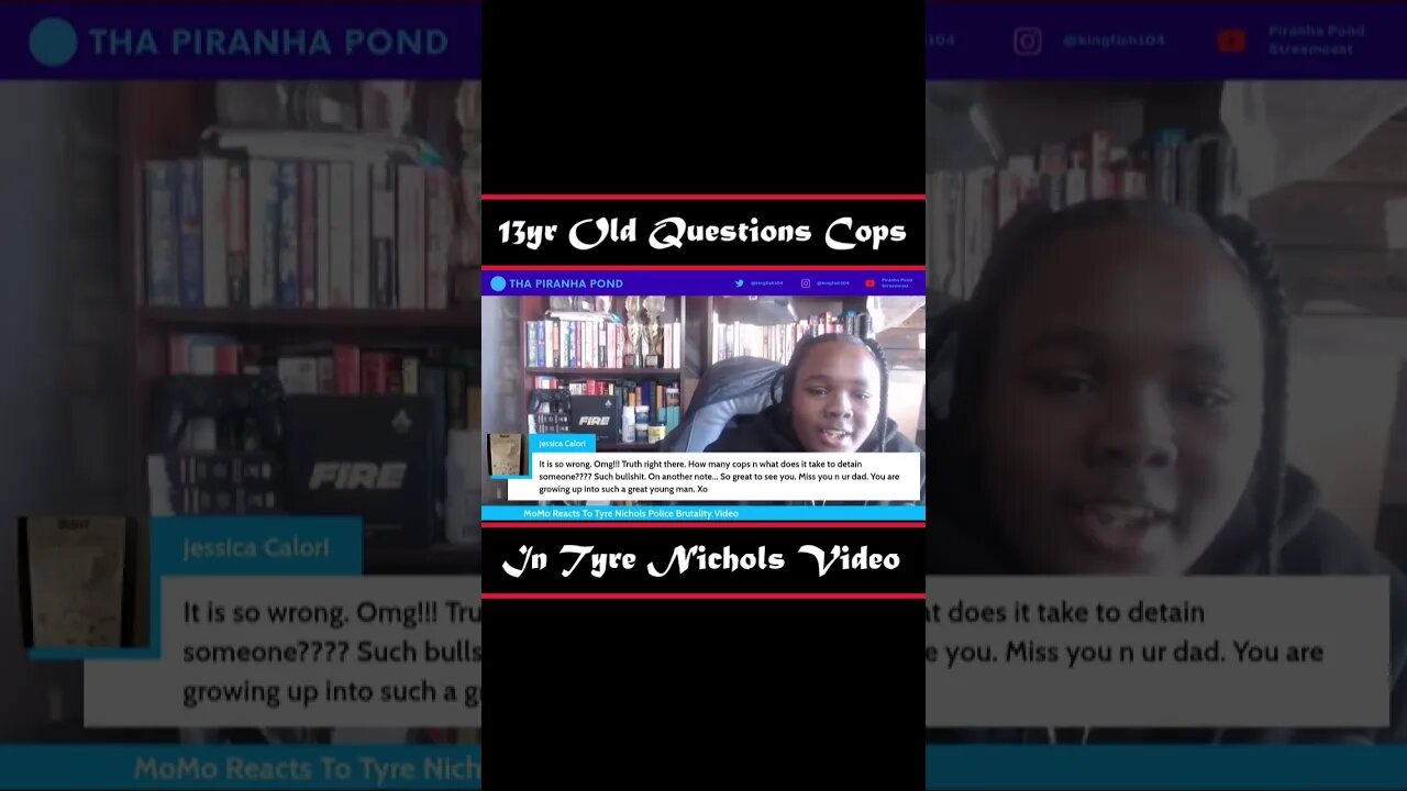 13 Yr Old Questions Tyre Nichols Cops