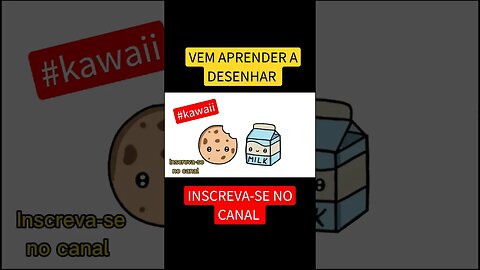 COMO DESENHAR COOKIE E LEITE KAWAII FÁCIL #desenho #desenhofacil #shorts #short #desenhokawaii