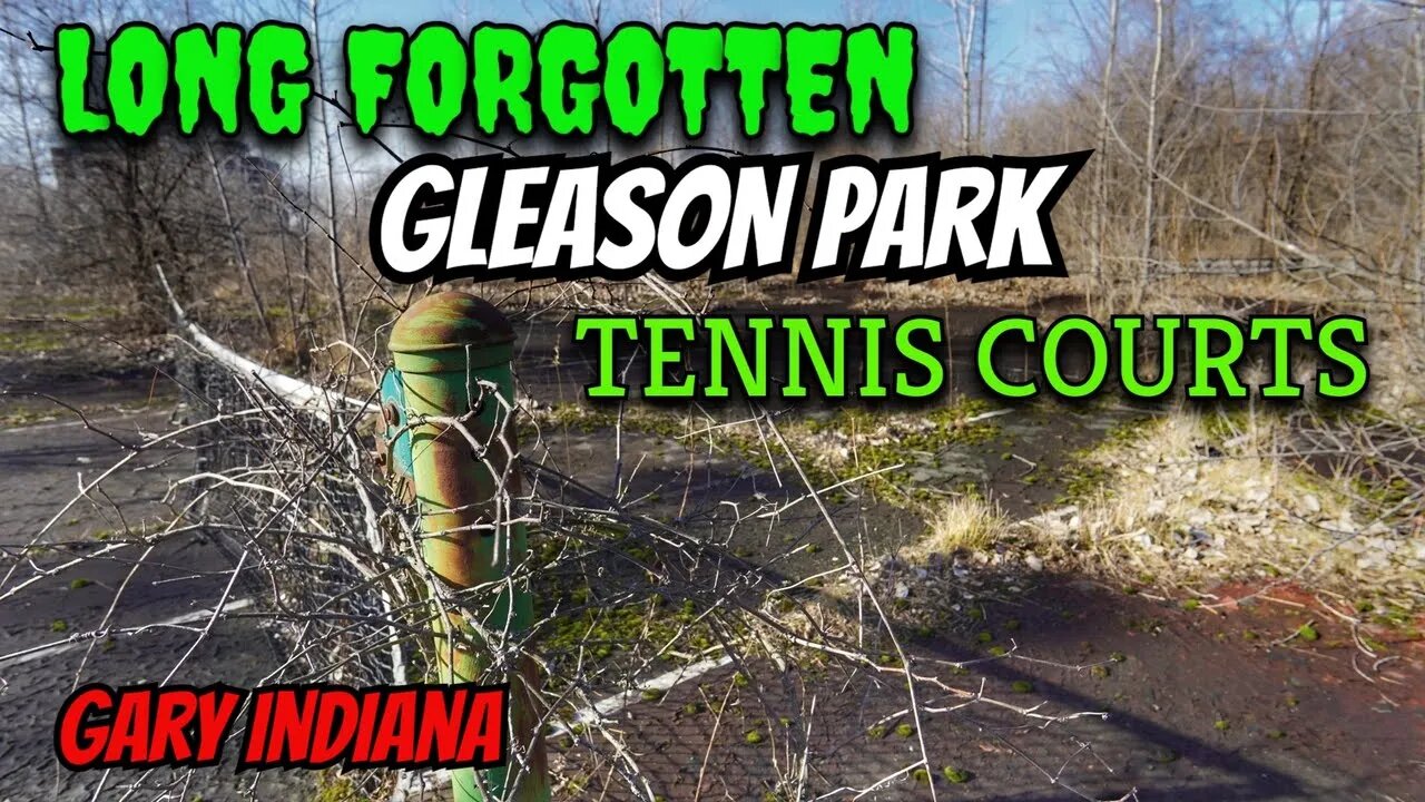 Forgotten Gleason Park Tennis Courts Gary Indiana