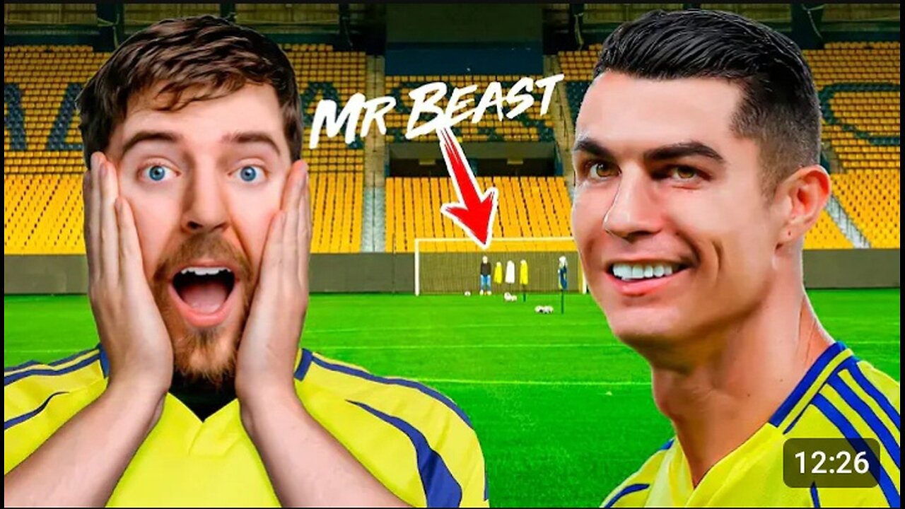 Ronaldo face off with MrBeast