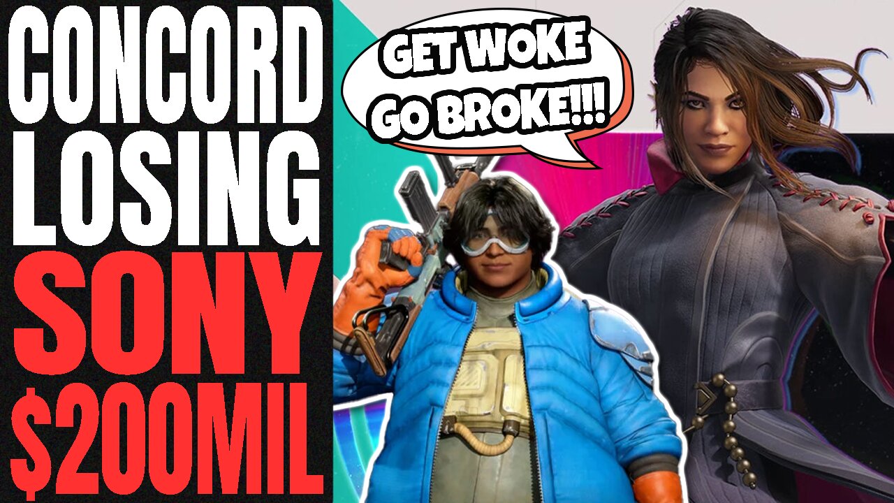 GET WOKE GO BROKE | DEI Team Game Concord Lost Sony 200 MILLION DOLLARS In MASSIVE ESG FLOP