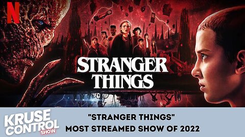 Stranger Things is THE MOST STREAMED SHOW!