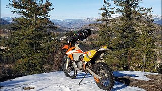 Icey Dirtbike Trail Ride - 2023 KTM 300xc