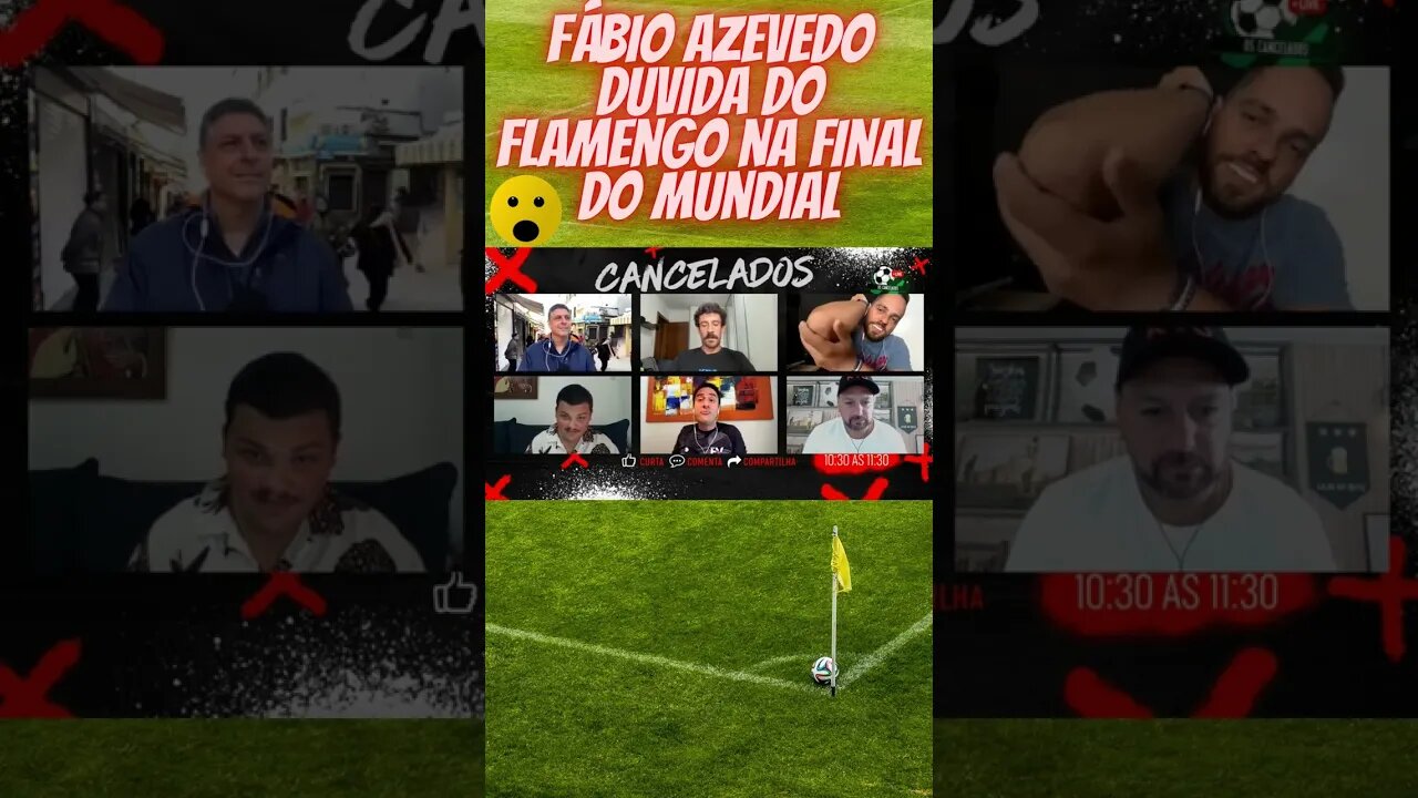 Fábio Azevedo duvida do Flamengo na final do Mundial #shorts #shortsvideo #shortsviral #flamengo