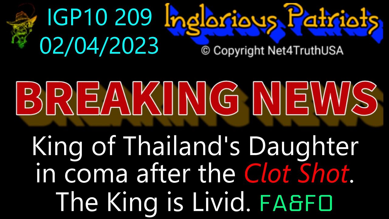 IGP10 209 - Thailand Princess in coma days after Clot Shot