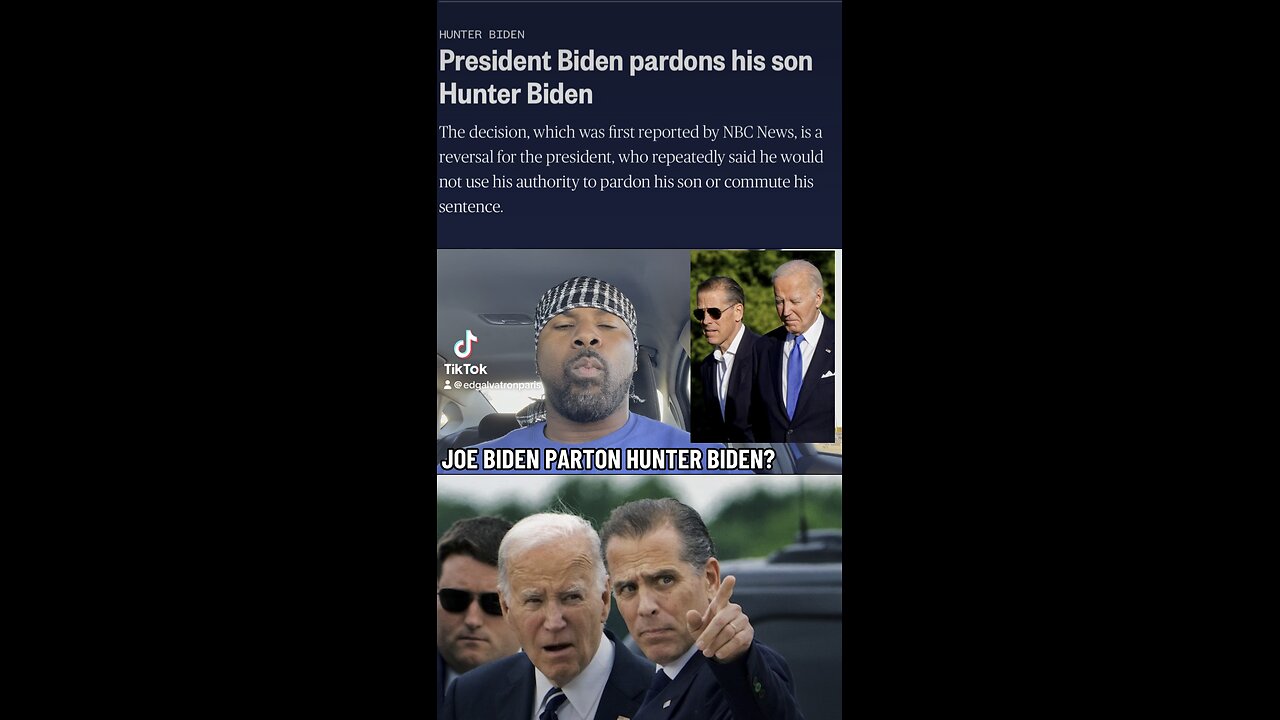 JOE BIDEN PARTON HUNTER BIDEN