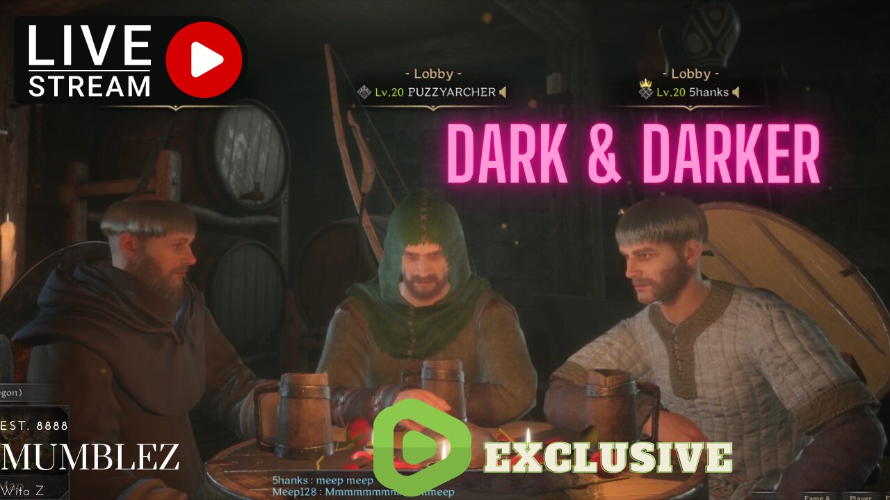 Dark & Darker Gameplay Live !! Only On Rumble