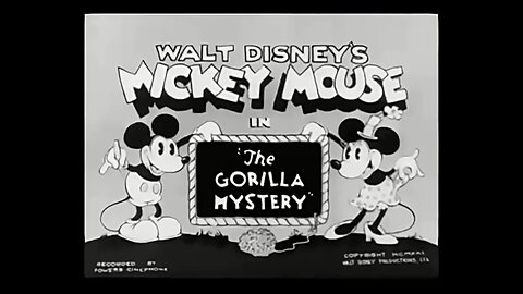 Mickey Mouse - The Gorilla Mystery (1930)