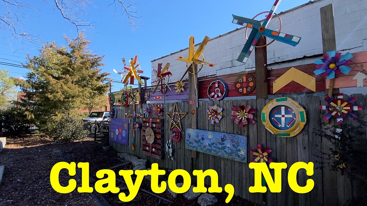 Clayton, NC, Town Center Walk & Talk - A Quest To Visit Every Town Center In NC