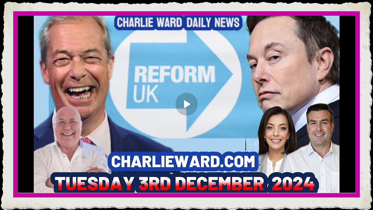 CHARLIE WARD DAILY NEWS WITH PAUL BROOKER DREW DEMI 3RD DECEMBER 2024