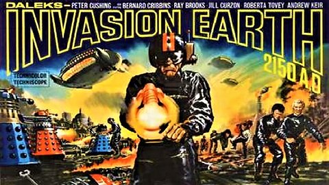 DALEKS: INVASION EARTH 2150 A.D. 1966 Peter Cushing Reprises Dr Who FULL MOVIE HD & W/S