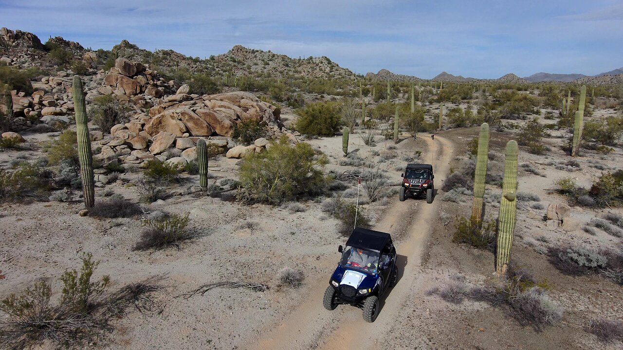 Skydio 2 & GoPro on Fun Run AZ