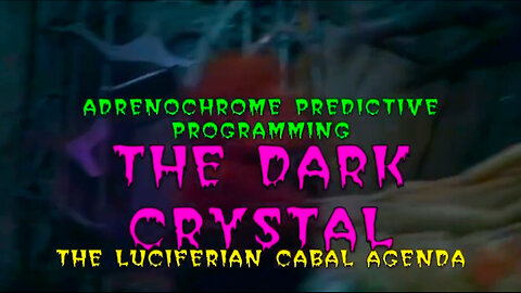 The DARK CRYSTAL & ADRENOCHROME🩸Harvesting; Skeksis drain victims of their ESSENCE then Drink & Eat to Gain IMMORTALITY but it's only temporary; Occult Dark Brotherhood Demonic🩸Bloodlines