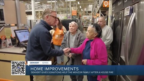 Denver7 Gives uses donations to buy appliances for family who lost home in fire