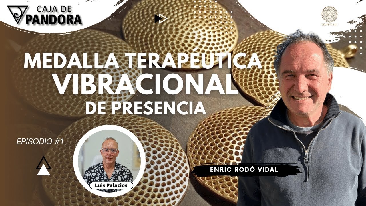 Medalla Terapéutica Vibracional de Presencia con Enric Rodó Vidal - Carlina Projects