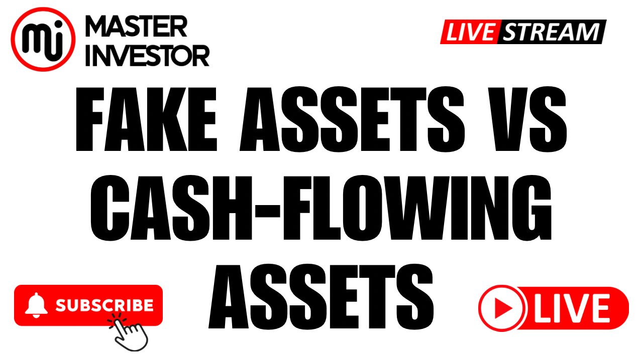 Fake Assets vs. Cash-Flowing Assets | Wealth Creation | "Master Investor" ~ #wealth #business #we