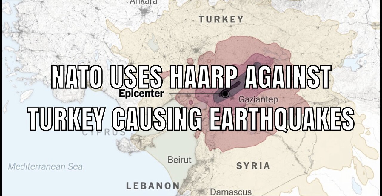 NATO uses HAARP against Turkey causing earthquake