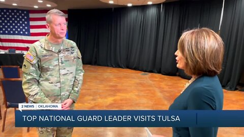 Top National Guard Leader Visits Tulsa