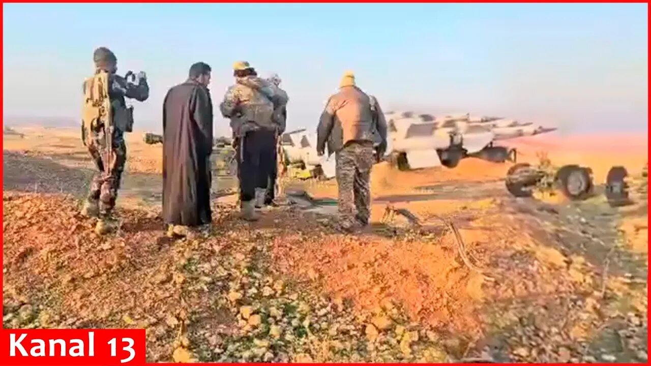 Rebels capture the air defense systems abandoned by the fleeing Assad army