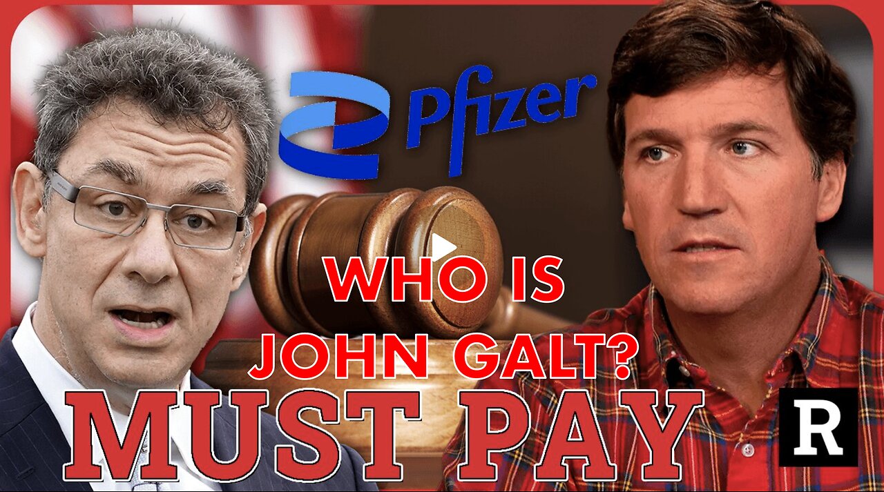 REDACTED W/ Tucker Carlson: Pfizer needs to be SUED 4 what they've done to humanity. JGANON, SGANON