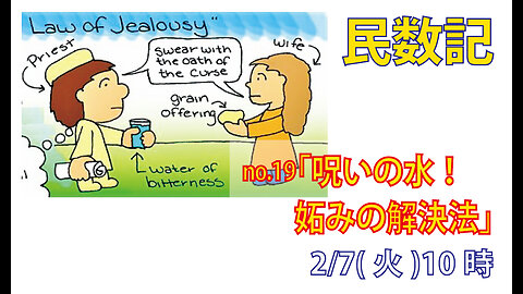 ｢妬みの解決法｣(民5.11-19)みことば福音教会2023.2.7(火)