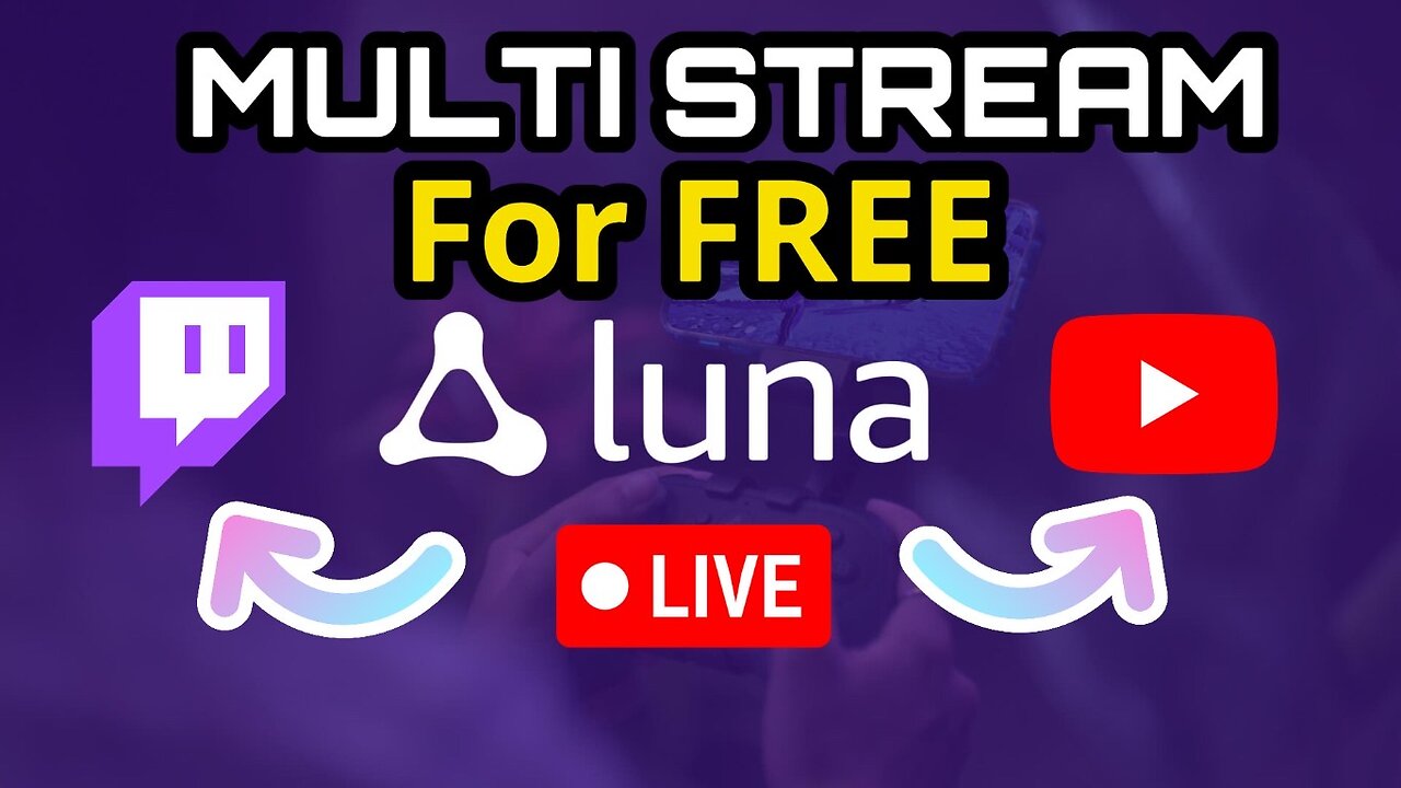 Cloud Gaming Multi Stream For FREE using Amazon Luna!