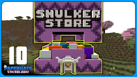 Massive Shulker Build for the Shopping District! | Paperhats Season 4 Ep10