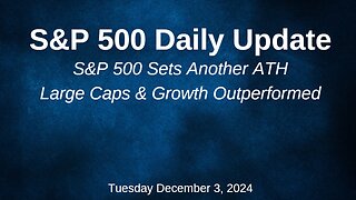 S&P 500 Daily Market Update Tuesday December 3, 2024