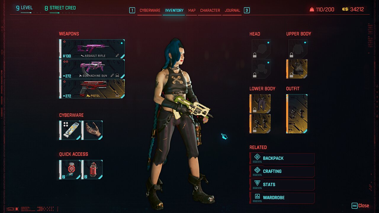 Cyberpunk but I'm Jinx