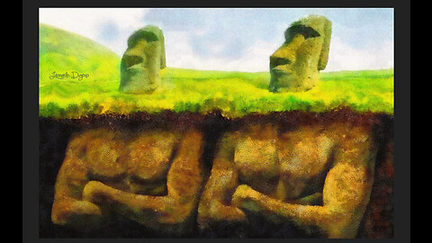 Secrets of Easter Island & Pyramids in Cave Gliffs below Monsanto?