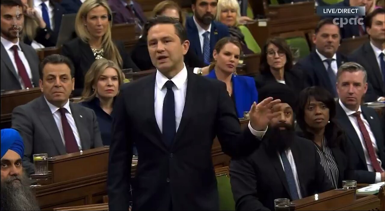 Pierre Poilievre removed from House of Commons for speaking the truth abt Trudeau