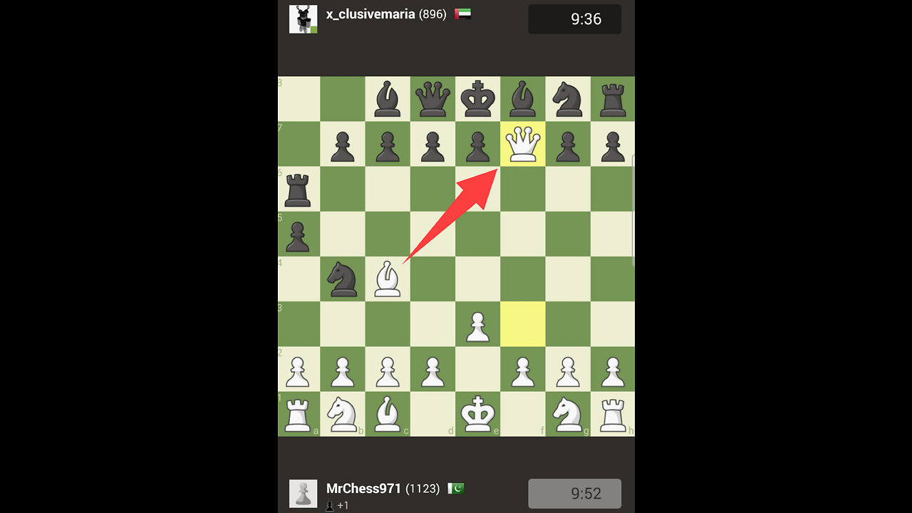 Checkmate in just two moves