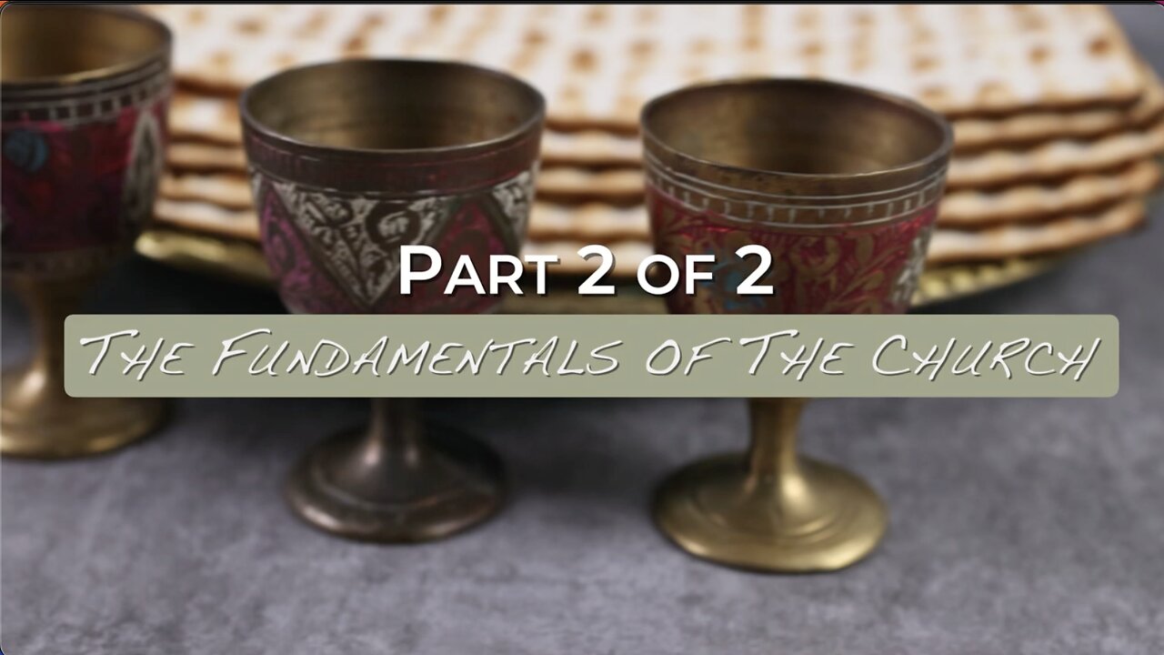 Discipleship - The Fundamentals of The Church - Part 2 of 2 - Jacob Prasch