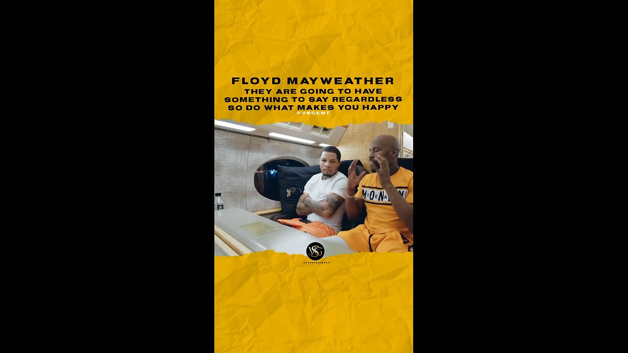 @floydmayweather They’re going to have something to say regardless so do what makes you happy