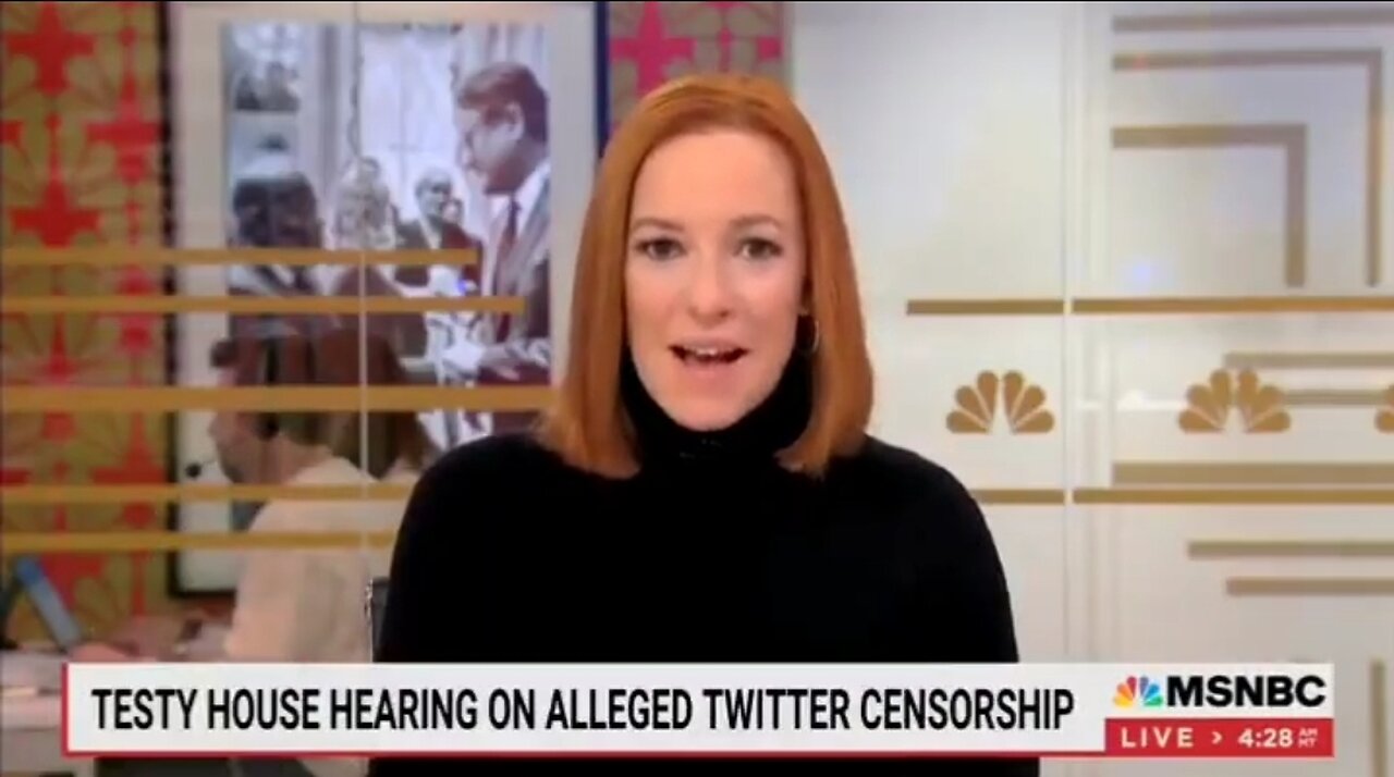 Left-wing Crazy Psaki Says Twitter Hearings Are Right-wing Craziness