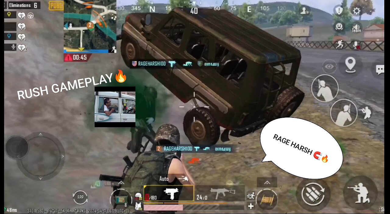 RUSH GAMEPLAY IN THE HACKER LOBBY 🔥🔥🥵 #bgmi #pubg #videos #gameplay #event #hacker #1k