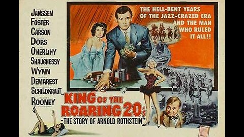 KING OF THE ROARING TWENTIES 1961 Gangster Arnold Rothstein During Prohibition FULL MOVIE in HD