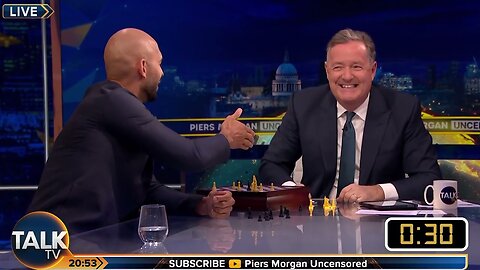 Andrew Tate SMOKES Piers Morgan at Chess LIVE!!