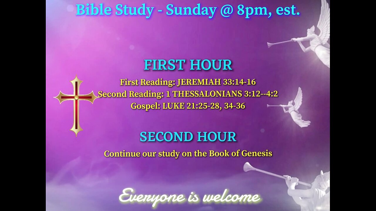 Bible Study with Bishop James Long, D. Min