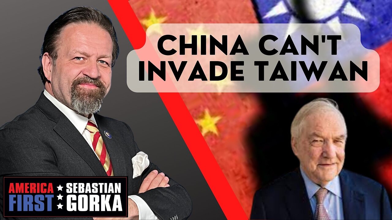 China can't invade Taiwan. Lord Conrad Black with Sebastian Gorka on AMERICA First