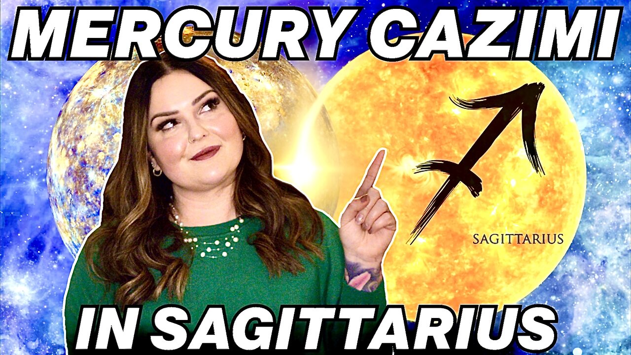 Mercury Cazimi in Sagittarius 2024