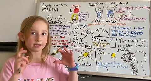 8 Year Old's Presentation On Flat Earth