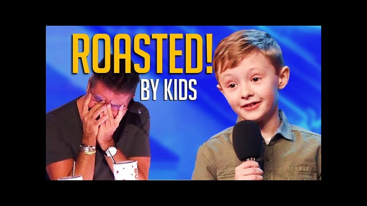 Ouch! SAVAGE Kid Comedians RIP Into Simon Cowell And The Judges