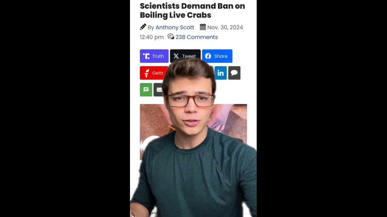 Victor Reacts: People Care More About Crabs than Innocent Babies