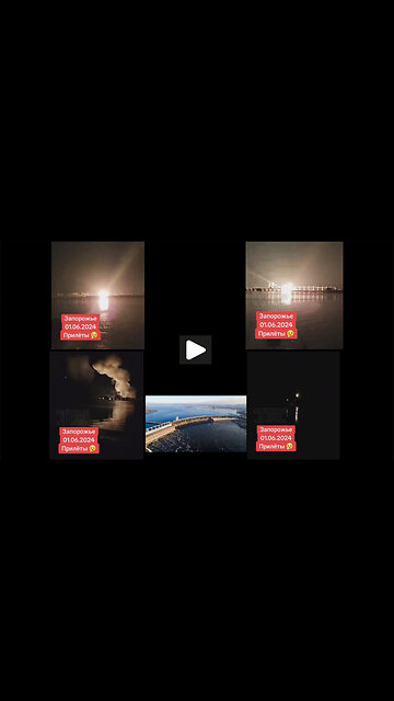 Zaporizhzhia: Russian Kh-101 missiles strike on Dnieper Hydroelectric Station