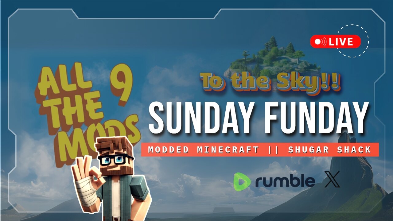 🔴 SUNDAY FUNDAY & CHILL 🔴 || MODDED MINECRAFT || SHUGAR SHACK SERVER || WHITELIST