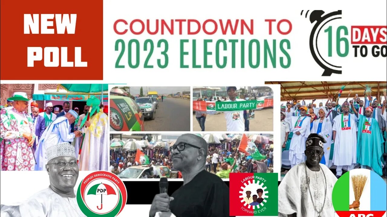 Countdown To 2023 presidential Election 16 days to go ,watch who Nigerians decides.