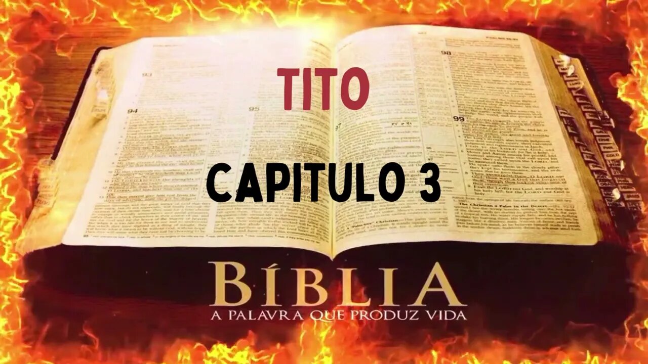 Bíblia Sagrada Tito CAP 3